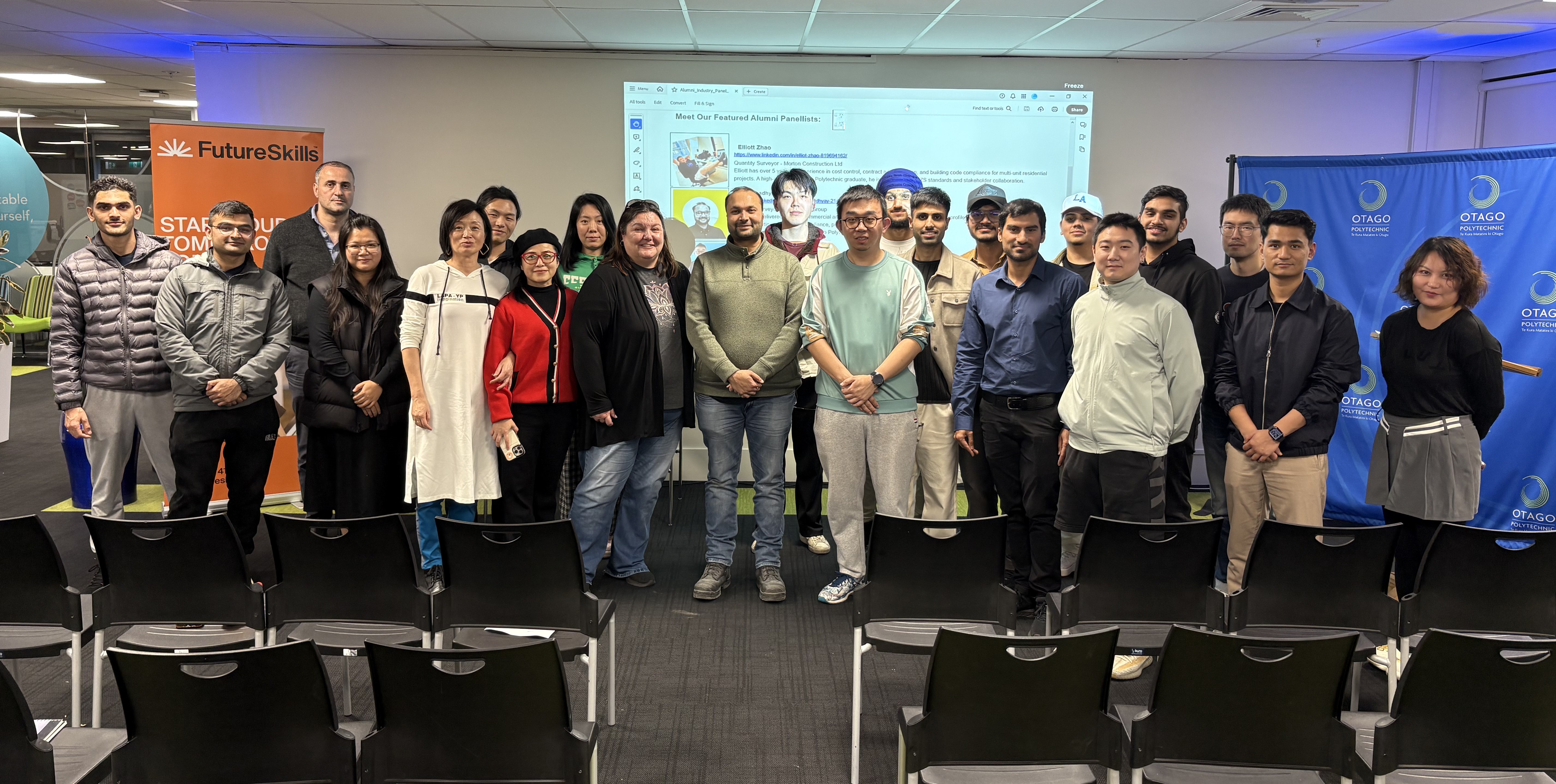 <p>Construction alumni give career advice</p>